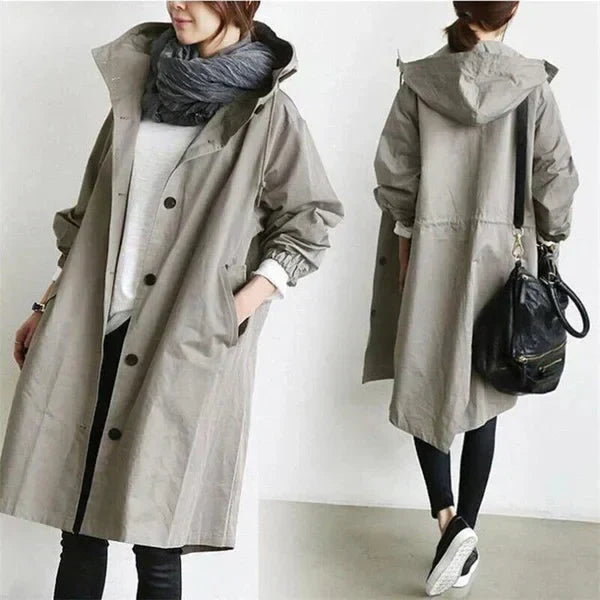 Dottie – Oversized Waterproof Trench Coat