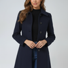 Rosalie – Fit and Flare Button-Front Coat