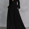 Selena | Flowing Button-Front Maxi Dress