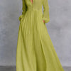 Selena | Flowing Button-Front Maxi Dress