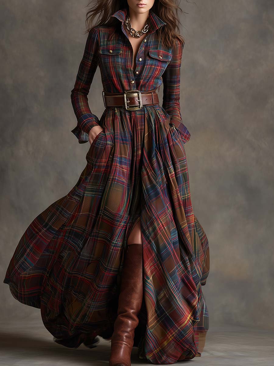 Alice | Belted Shirt Dress