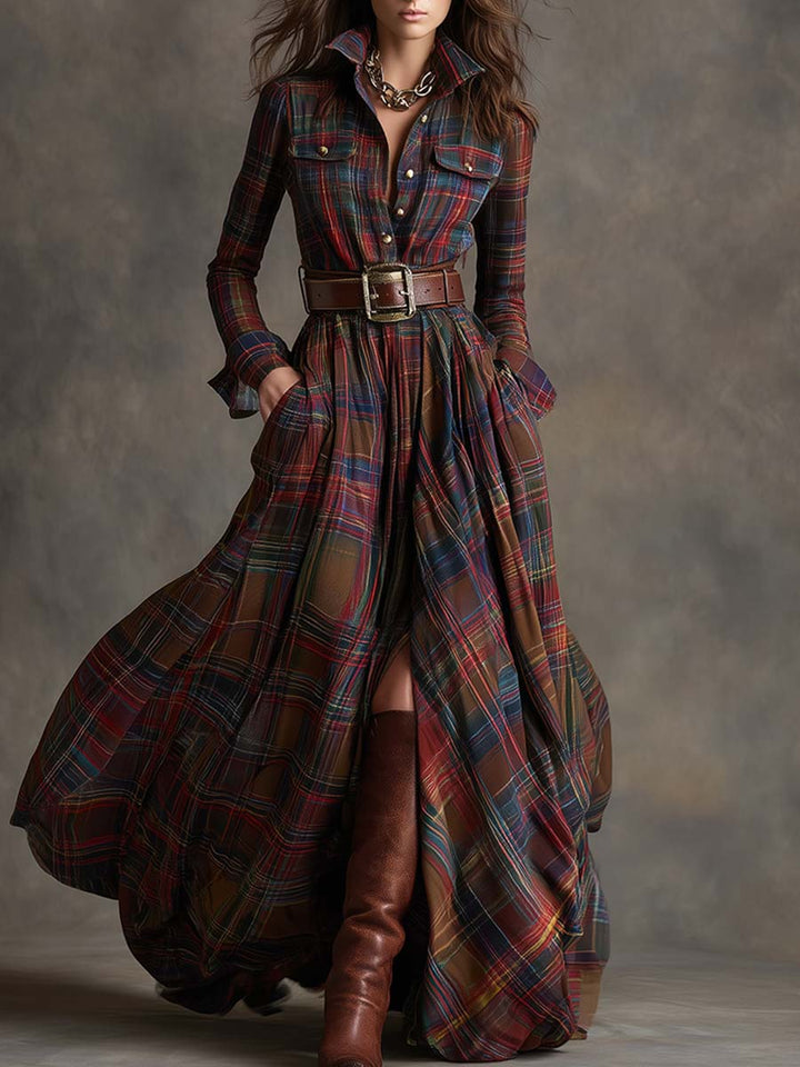Alice | Belted Shirt Dress