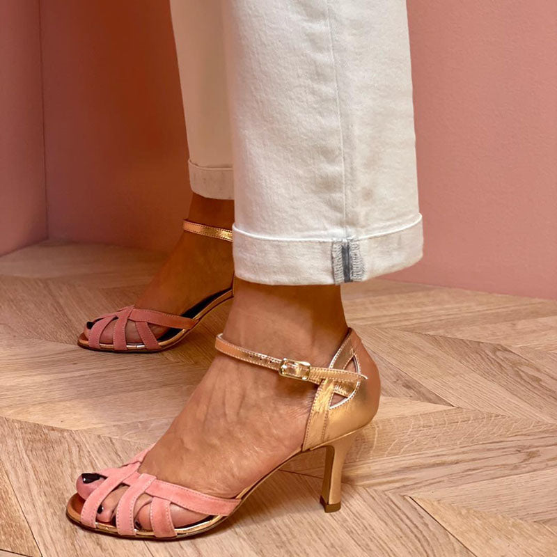 Emma | Comfort Peep Toe Heels