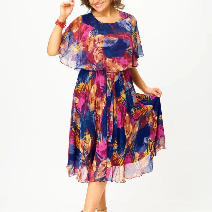Rosie | Flattering Chiffon Dress