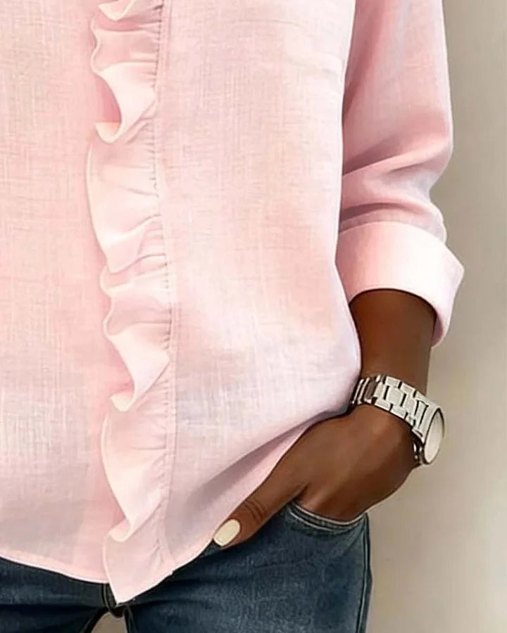 Ava | Elegant Ruffle Blouse