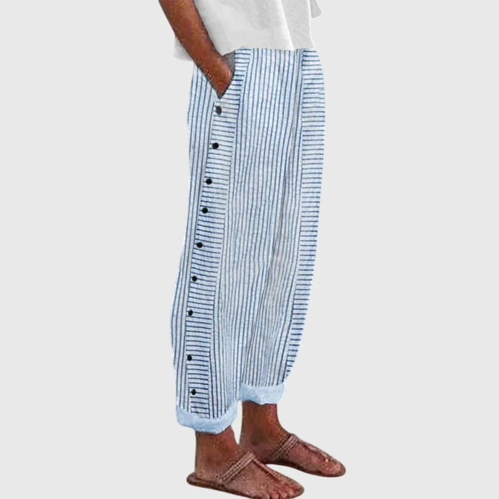 Brenda | Stylish Button Pants