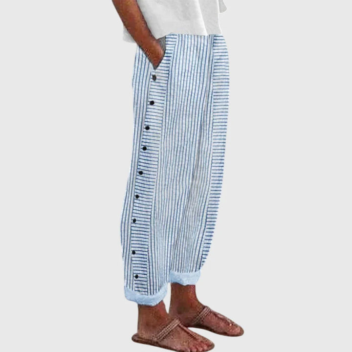 Brenda | Stylish Button Pants