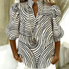 Sophie | Striped Blouse with Puff Sleeves