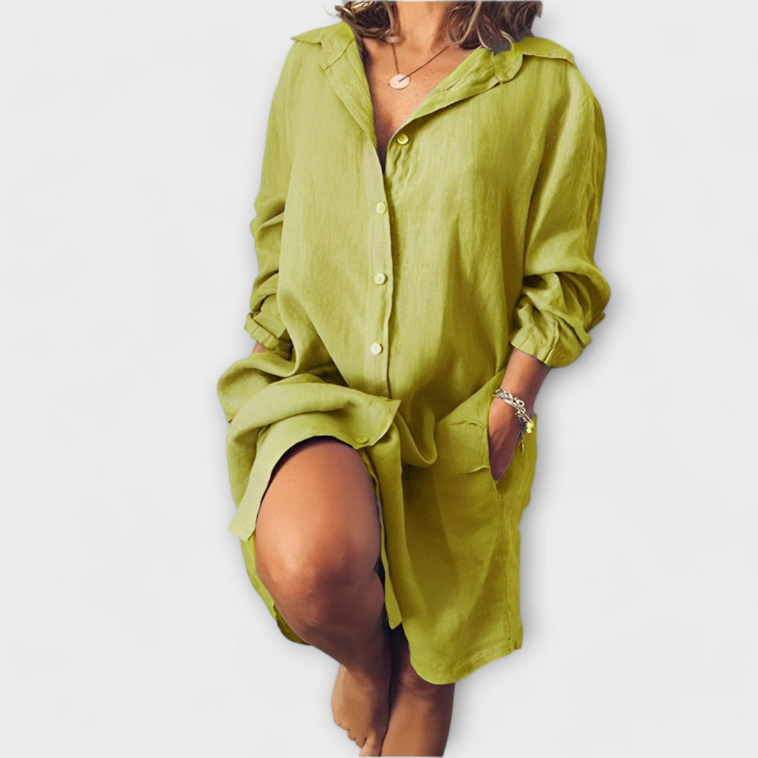 Casual linen blouse