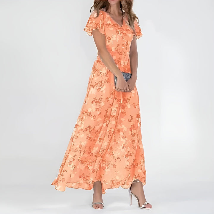Rose | Flattering Chiffon Dress