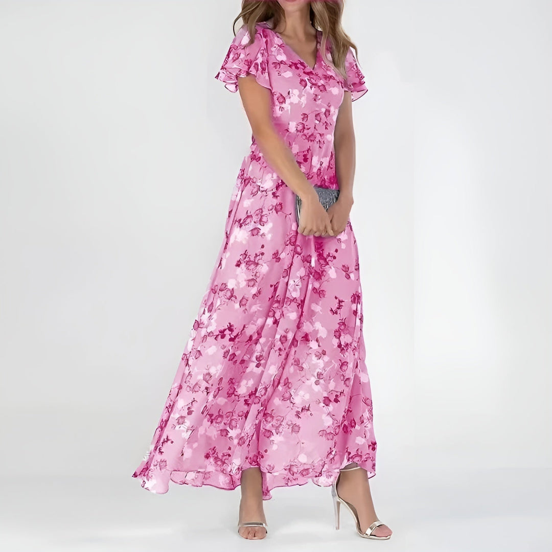 Rose | Flattering Chiffon Dress