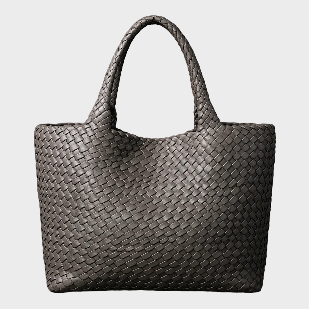 Scarlett | Woven Leather Tote