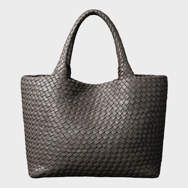 Scarlett | Woven Leather Tote