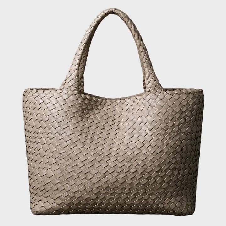 Scarlett | Woven Leather Tote