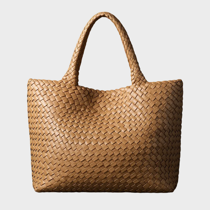 Scarlett | Woven Leather Tote