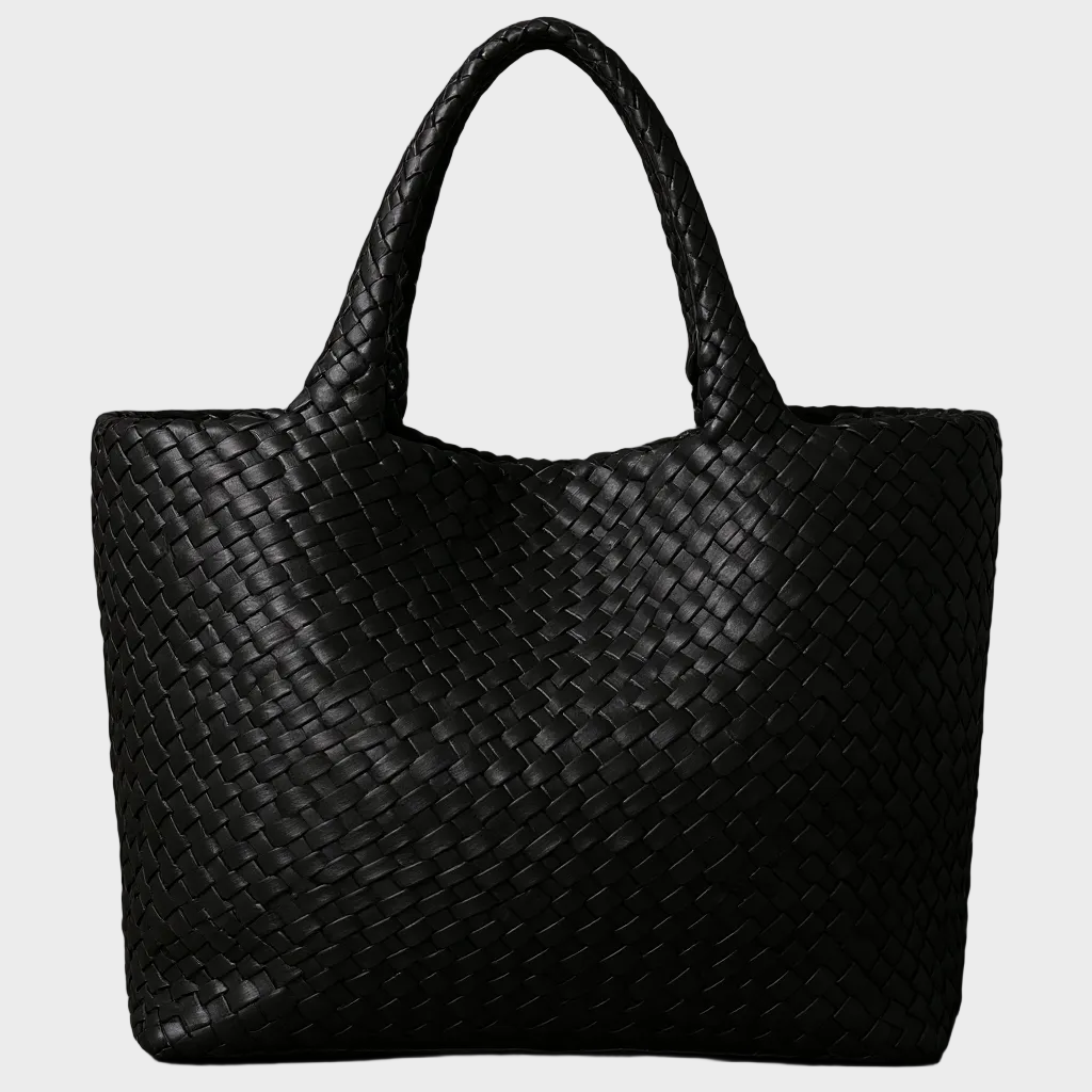 Scarlett | Woven Leather Tote