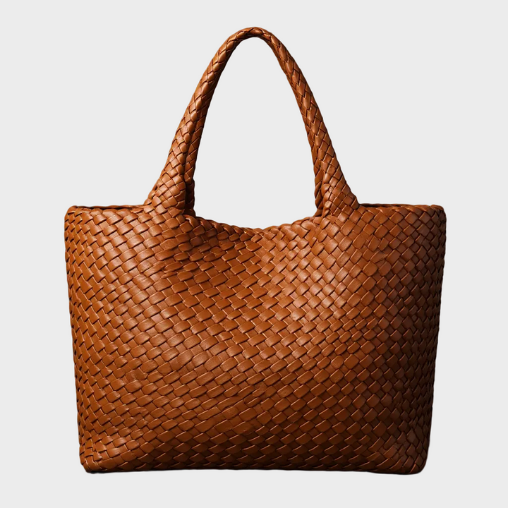Scarlett | Woven Leather Tote