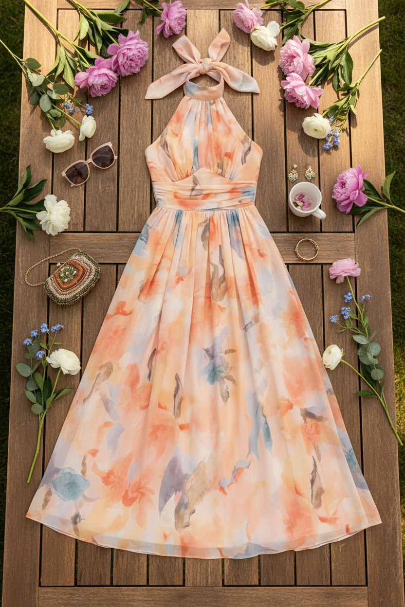 Emma | Halter Neck Dress