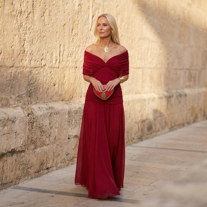 Florence | Elegant Off-Shoulder Dress