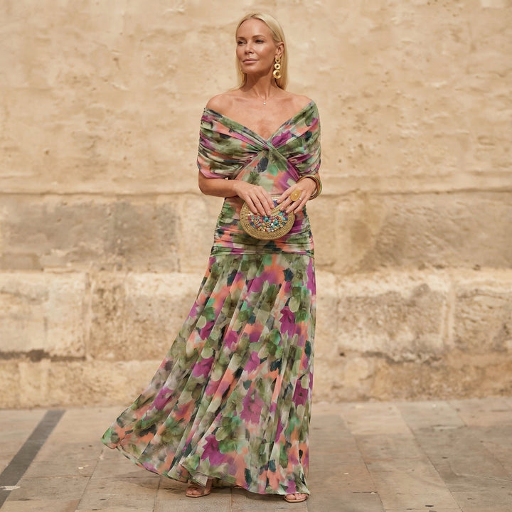 Florence | Elegant Off-Shoulder Dress