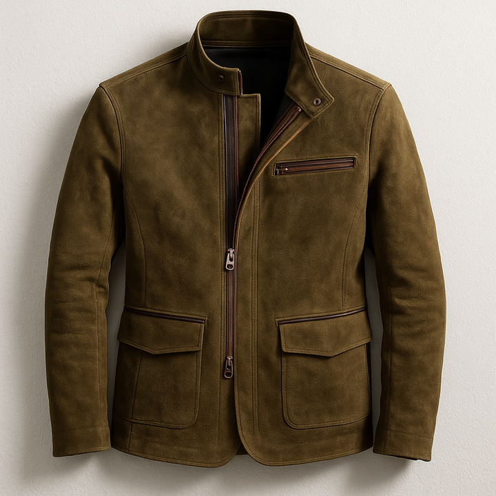 Raniel – Tailored Suede Jacket for All Seasons