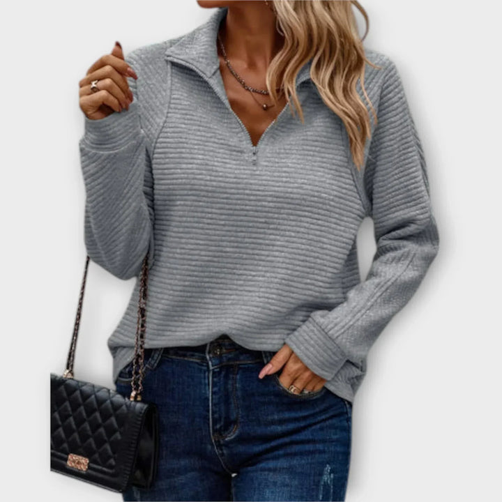 Olivia | Quarter-Zip Sweater