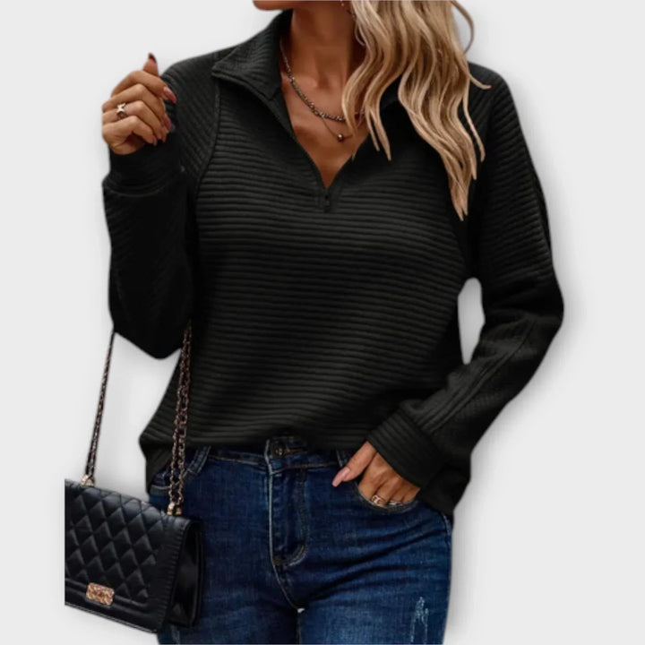 Olivia | Quarter-Zip Sweater
