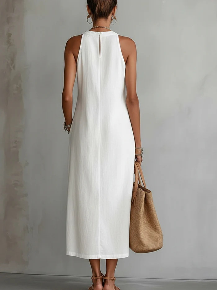 Julie | Elegant Linen Dress