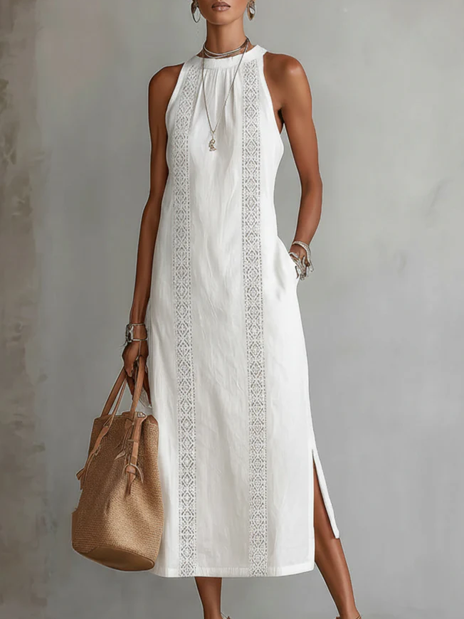 Julie | Elegant Linen Dress