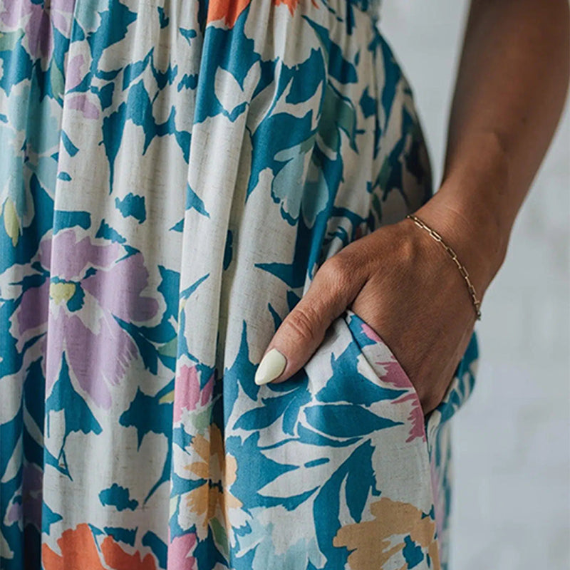 Selena | Floral Maxi Dress