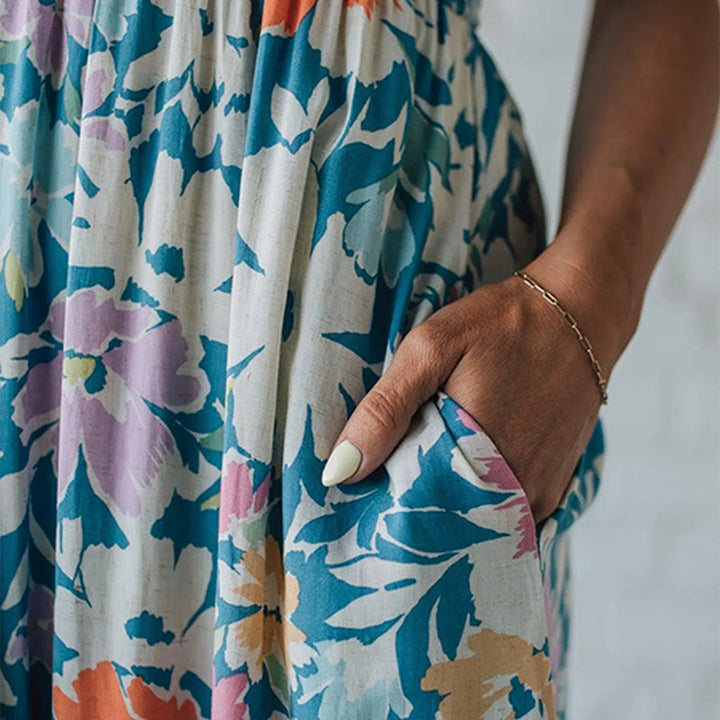 Selena | Floral Maxi Dress