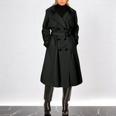 Carmina – Elegant Belted Trench Coat