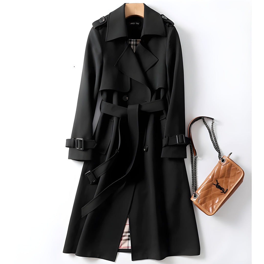 Carmina – Elegant Belted Trench Coat